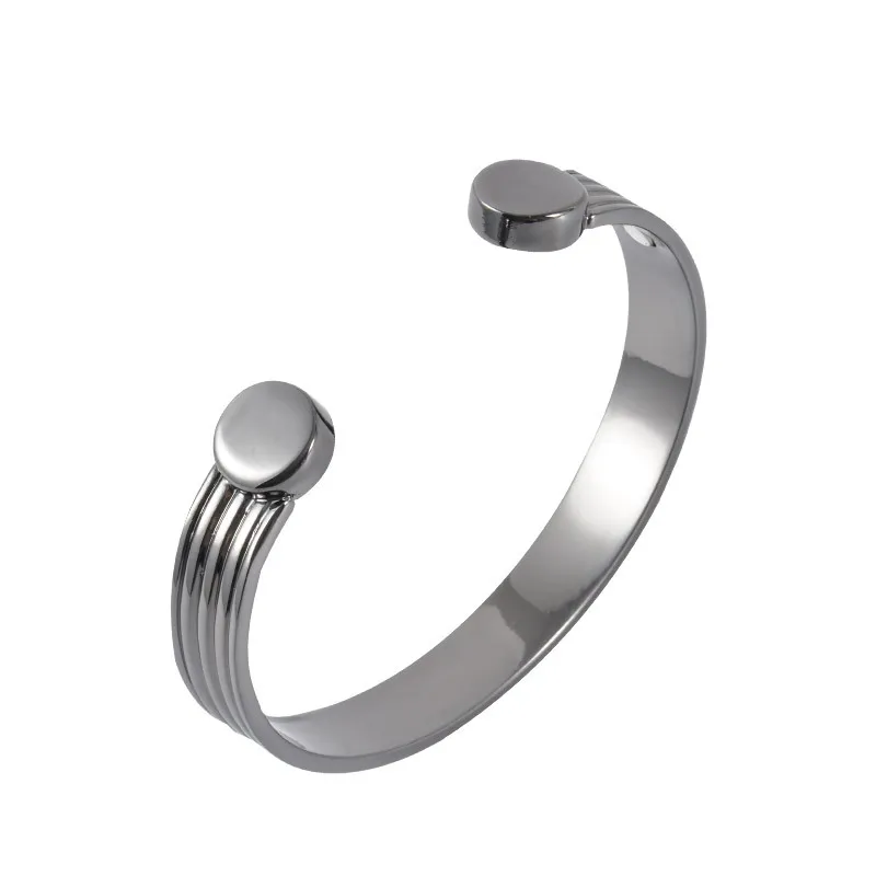 Silver 99.9% Pure Copper Magnetic Bracelet with 6 Powerful Magnets for Effective Joint Pain Relief Arthritis RSI Carpal Tunnel