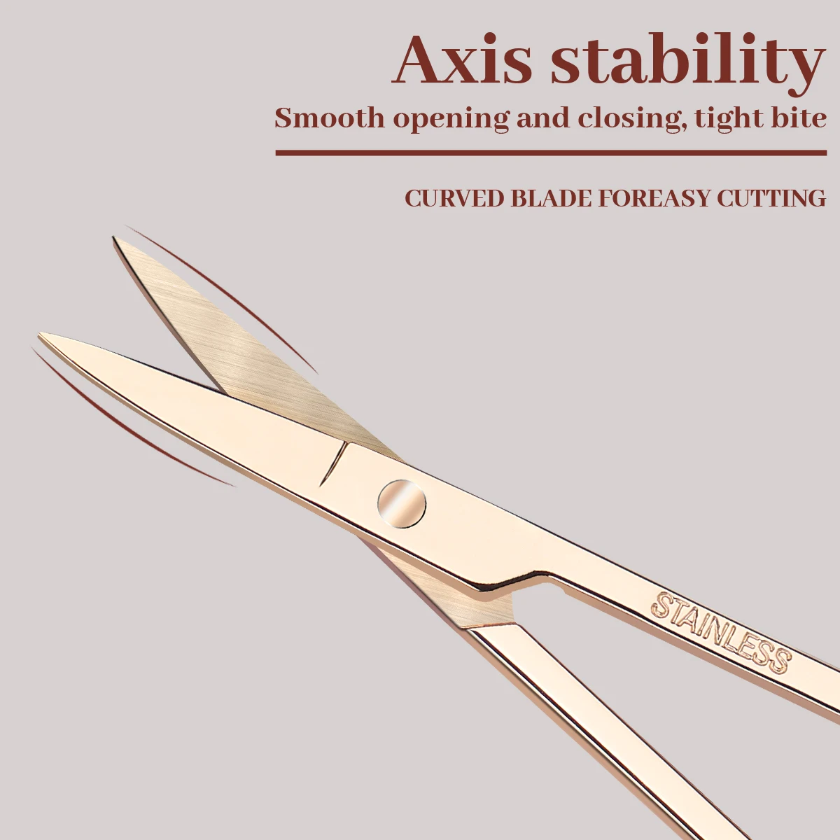 Stainless Steel Eyebrow Scissors Eyebrows Nose Hair Tip Trimmer Men Women General