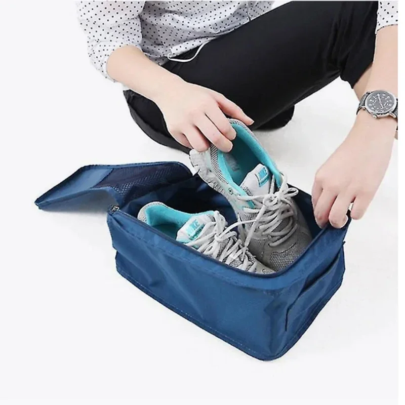 Shoe Storage Bag Portable Shoe Bags Travel Holds Multifunction Waterproof Folding Storage High Capacity Shoe Pouch Organizer