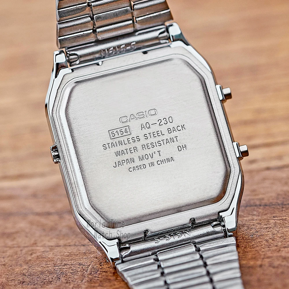 Casio watch for men top brand luxury Dual display Waterproof  military WristWatch relogio masculino AQ-230A-1D - 5