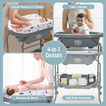 Baby Bathtub with Changing Table 2
