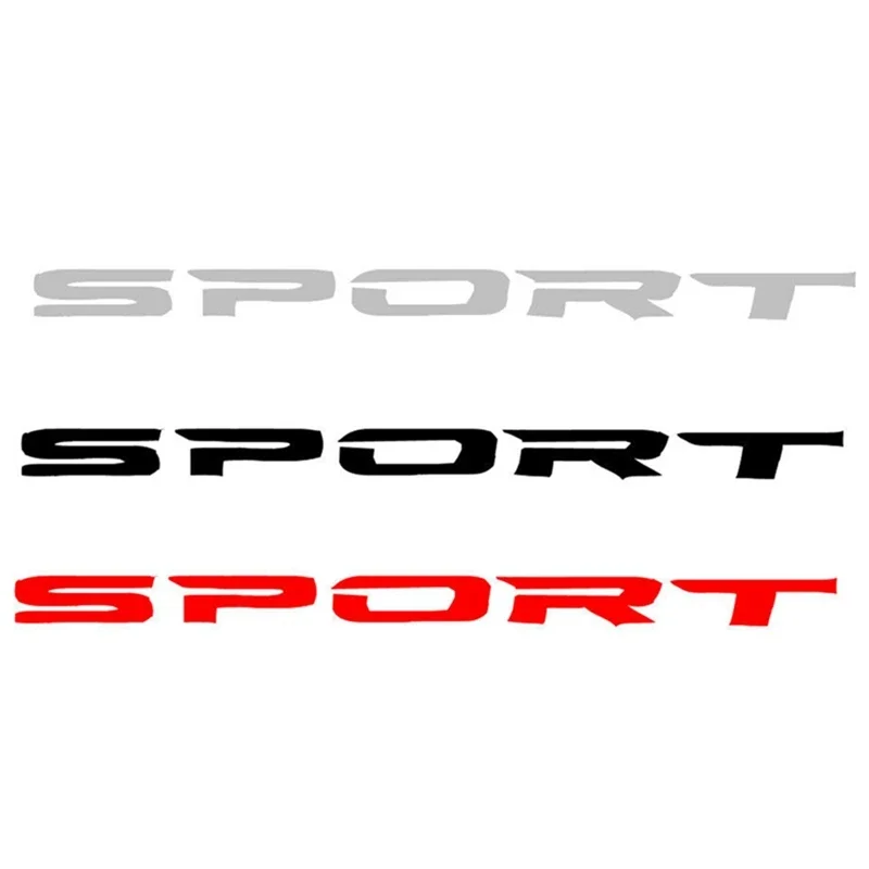 

4pcs/Set SPORT Typeface Car Body Decal Sticker Car Door Rims Wheel Hub Racing Sticker Decal Exterior Accessories KK Vinyl