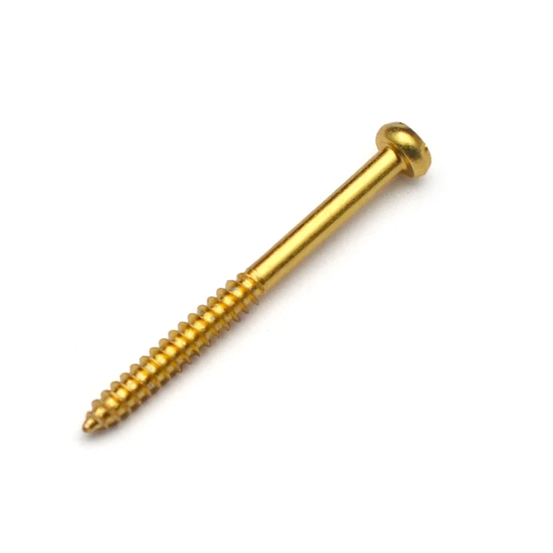 Electric Guitar Bass Pickup Height Adjusting Screws 100pcs 2.6/3.0MM x 32/36.5MM Black Gold Silver
