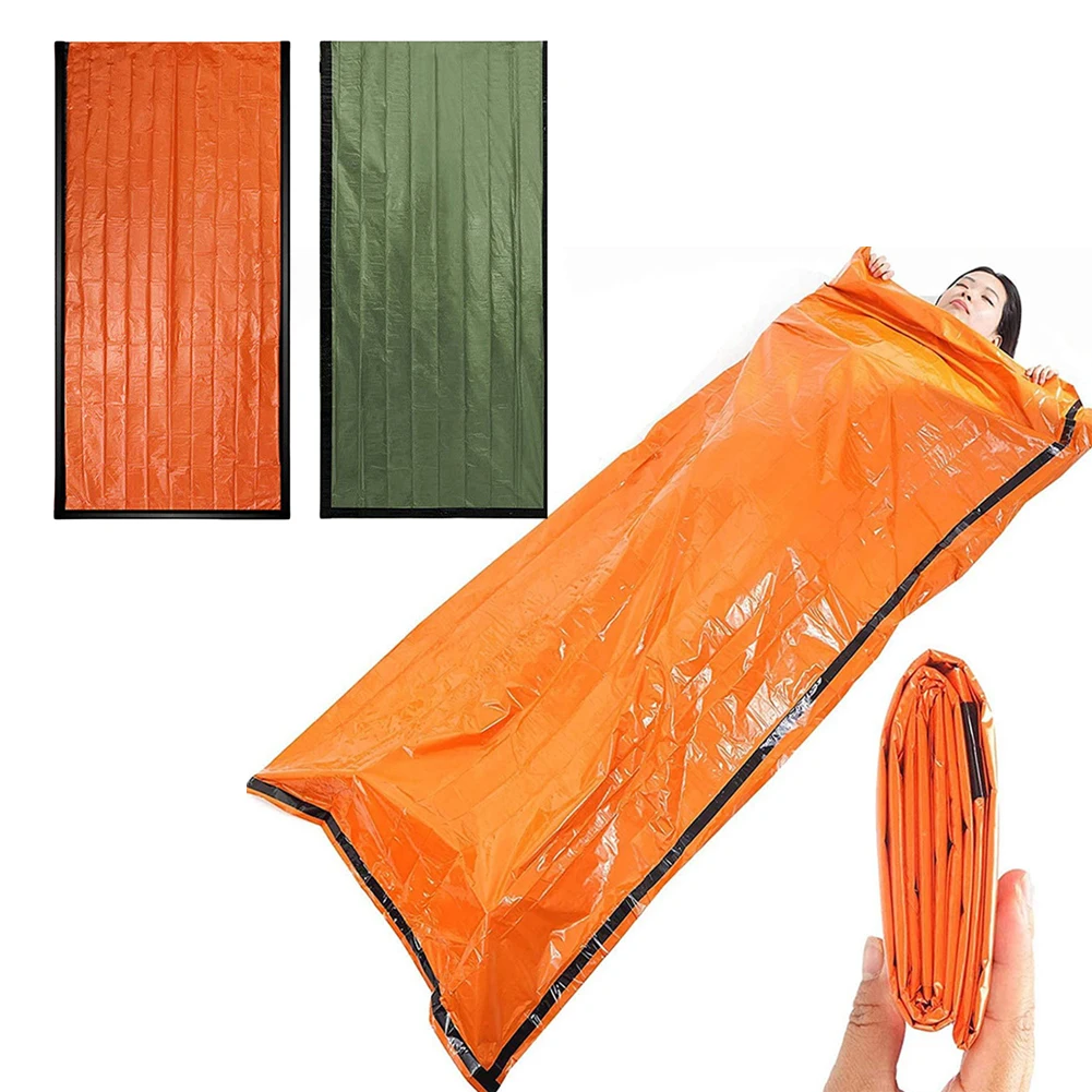 Waterproof Polyethylene Emergency Sleeping Bag for Camping Hiking