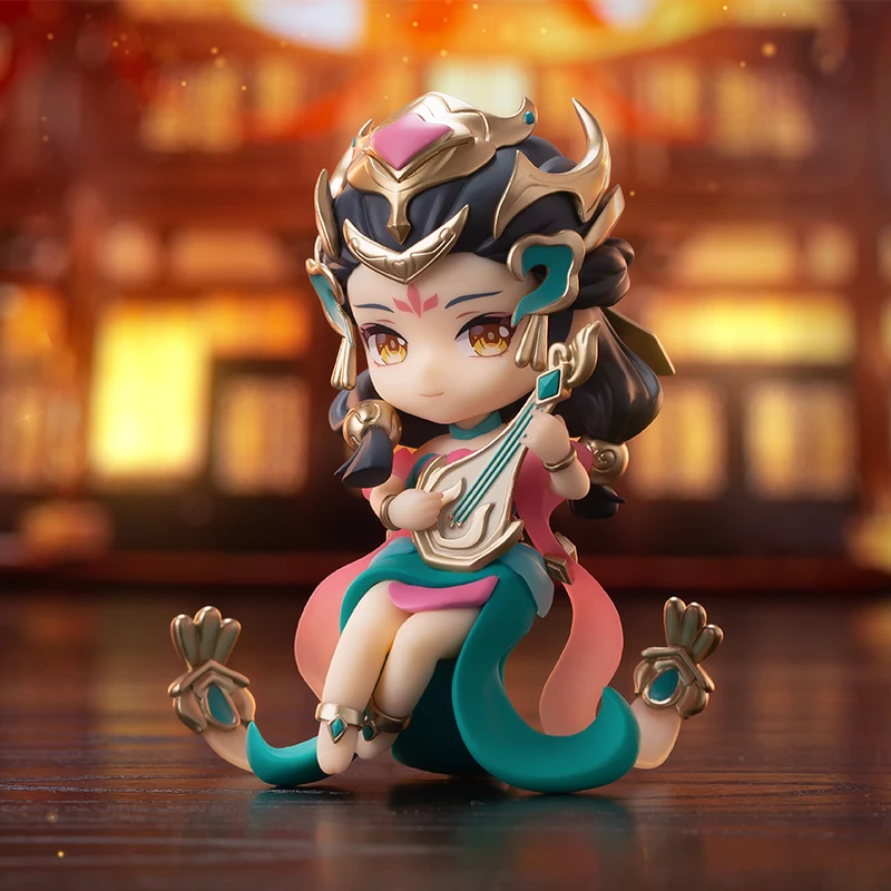 

The King Of Glory Official Genuine Neon Wind Hua Yang Yuhuan Q Version Of The Hand Model Anime Figure Game Children's Gift