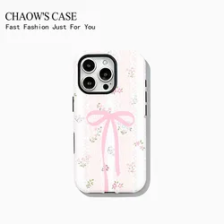 Elegant Double - Layer Bow Design Luxury Phone Case - S26 Edge 5G (FLR - 374FLR8A1)