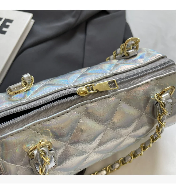 Piccola borsa a mano per donna 2024 nuova borsa a tracolla monospalla alla moda e alla moda, piccolo stile profumato, semplice_voghion.com