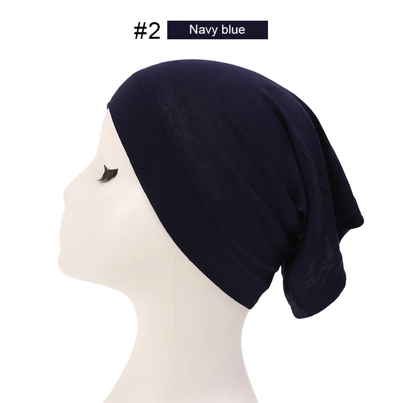 Muslim Headwear Muslim Underscarf Women Veil Modal Hijab Muslim Women Scarf Turbans Head For Women's Hijabs Hijab Caps Hat Islamic