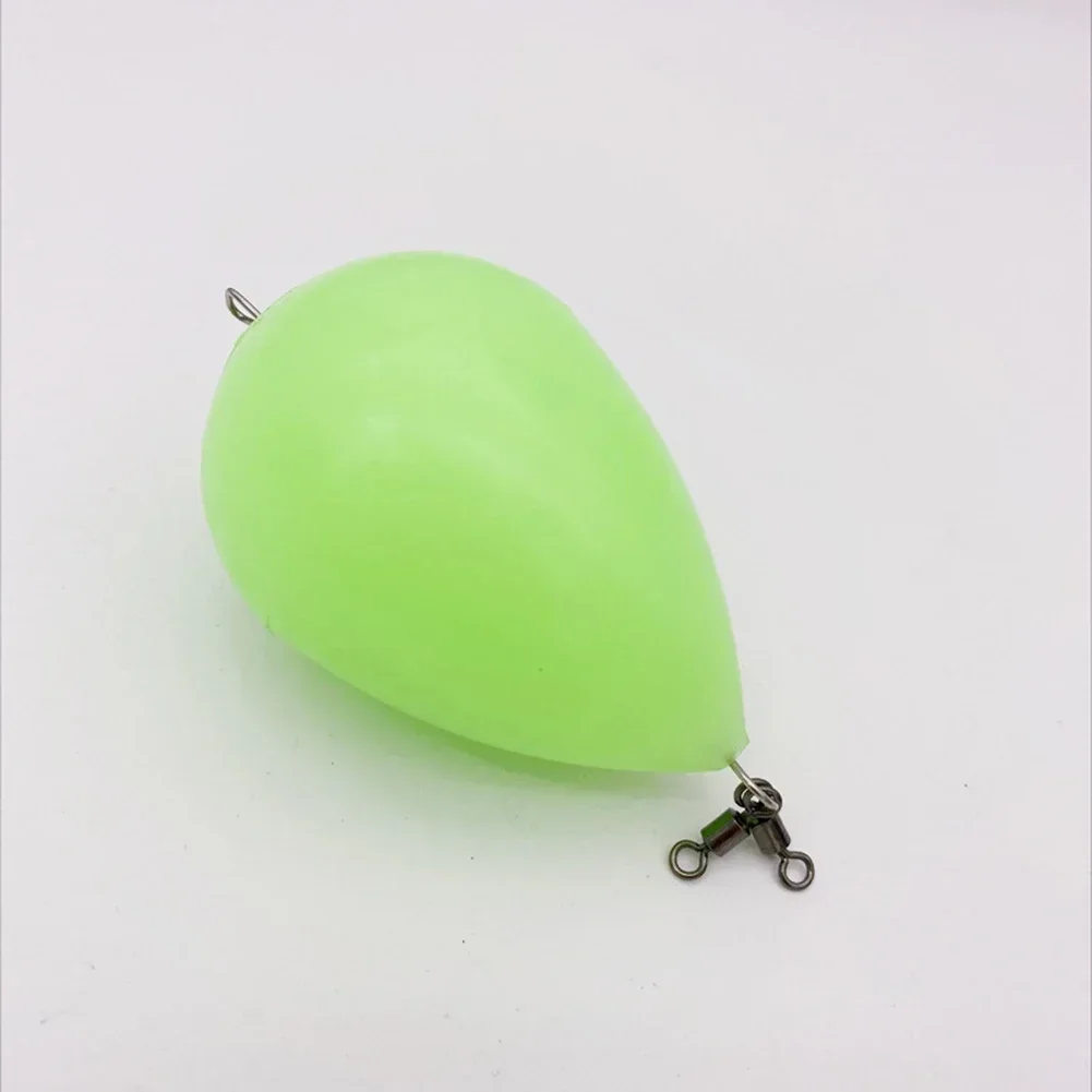 Fishing Floats Fishing Float Fishing Bobber Fishing Buoy Night Fishing Luminous Egg Float Upward Bobber Fishing Floats Thrower Accessory Acrylic Strike Indicators Durable casting egg