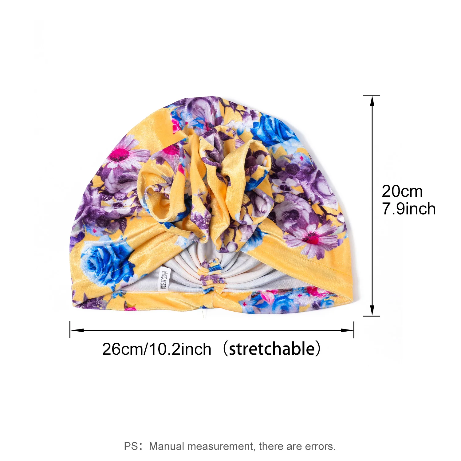 New Bohemia Printed Turbans For Women Muslim Hijab Caps Head Scarf African Headwear Turban Hat Ladies Hair Accessories 2