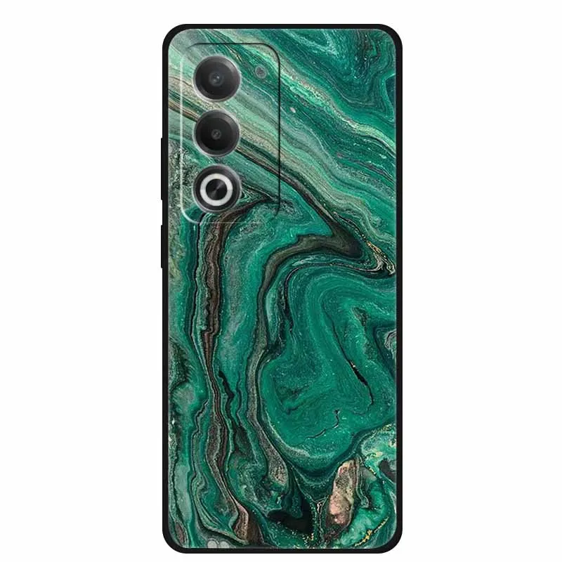 Marble Pattern Soft Silicone Phone Case - Fashionable TPU Back Protector Cover