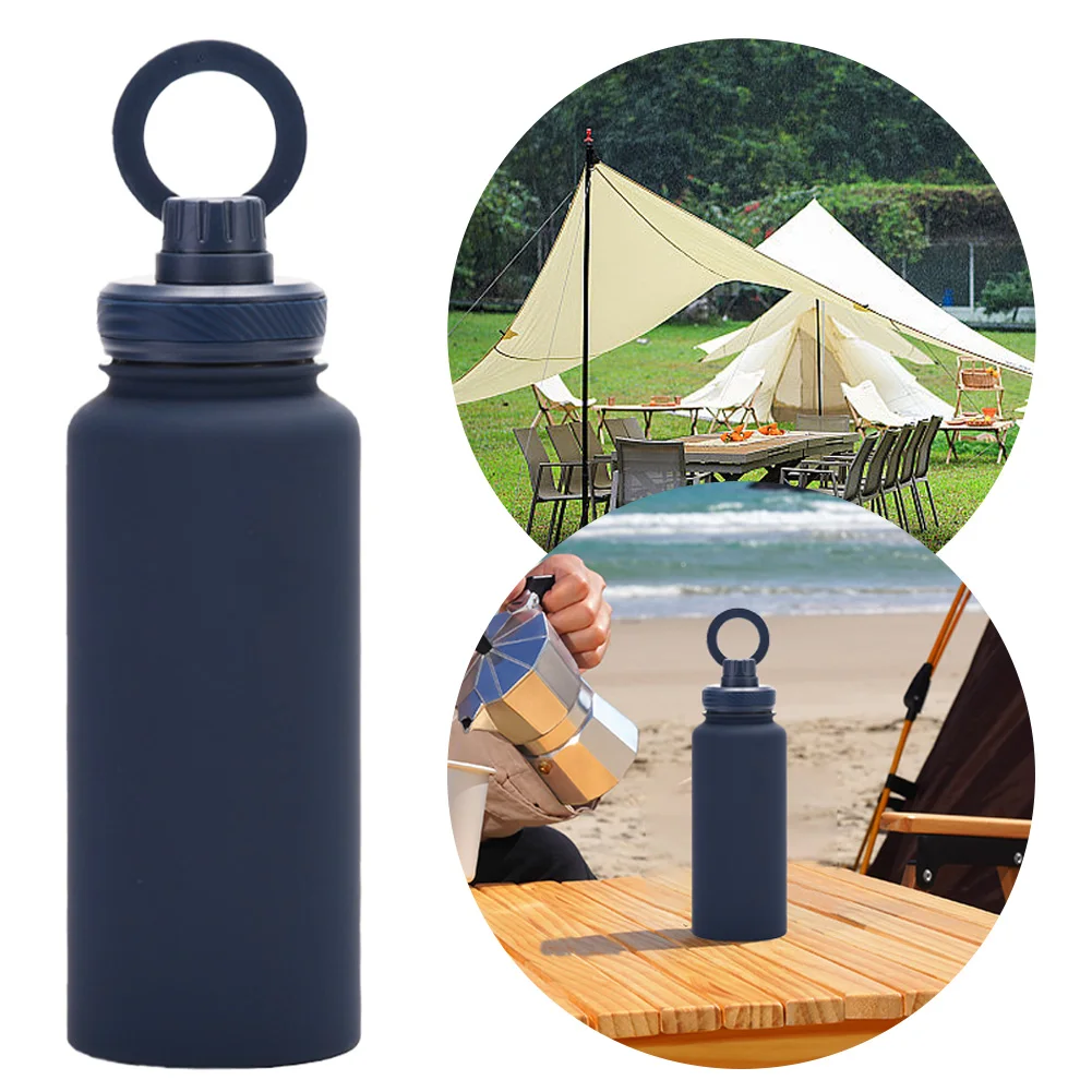 For MagSafe 1000ML Insulated Bottle Water Bottle with Rotating Phone Holder Portable Coffee Mug Vacuum Cup for Outdoor Sports view 4