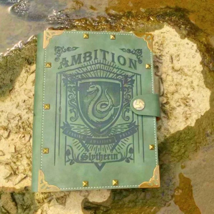 Cuaderno A5 B5 de Harry Potter, Bloc de notas vintage de hojas sueltas de Hogwarts, Gryffindor, Slytherin, Ravenclaw, Hufflepuff, libro de documentos