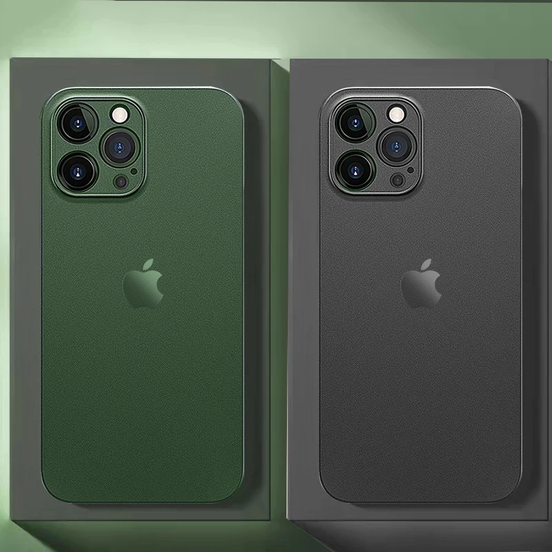 Ультратонкий матовый прозрачный чехол для iPhone 11 Pro Max 13 12 Mini X XR XS 7 8 Plus Силиконовый