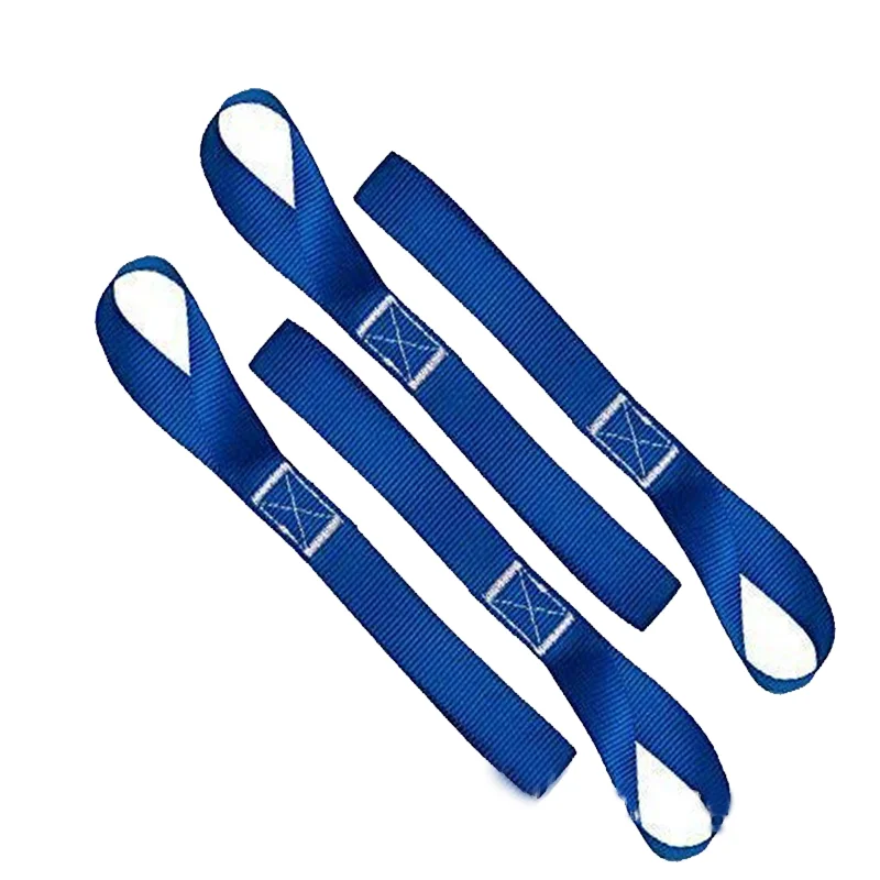 Motorcycle Tie Down Luggage Bandage Soft Straps Towing Ropes 2/4pcs For Car Motorbike Hauling Belt Loops Band Tensioning Belts