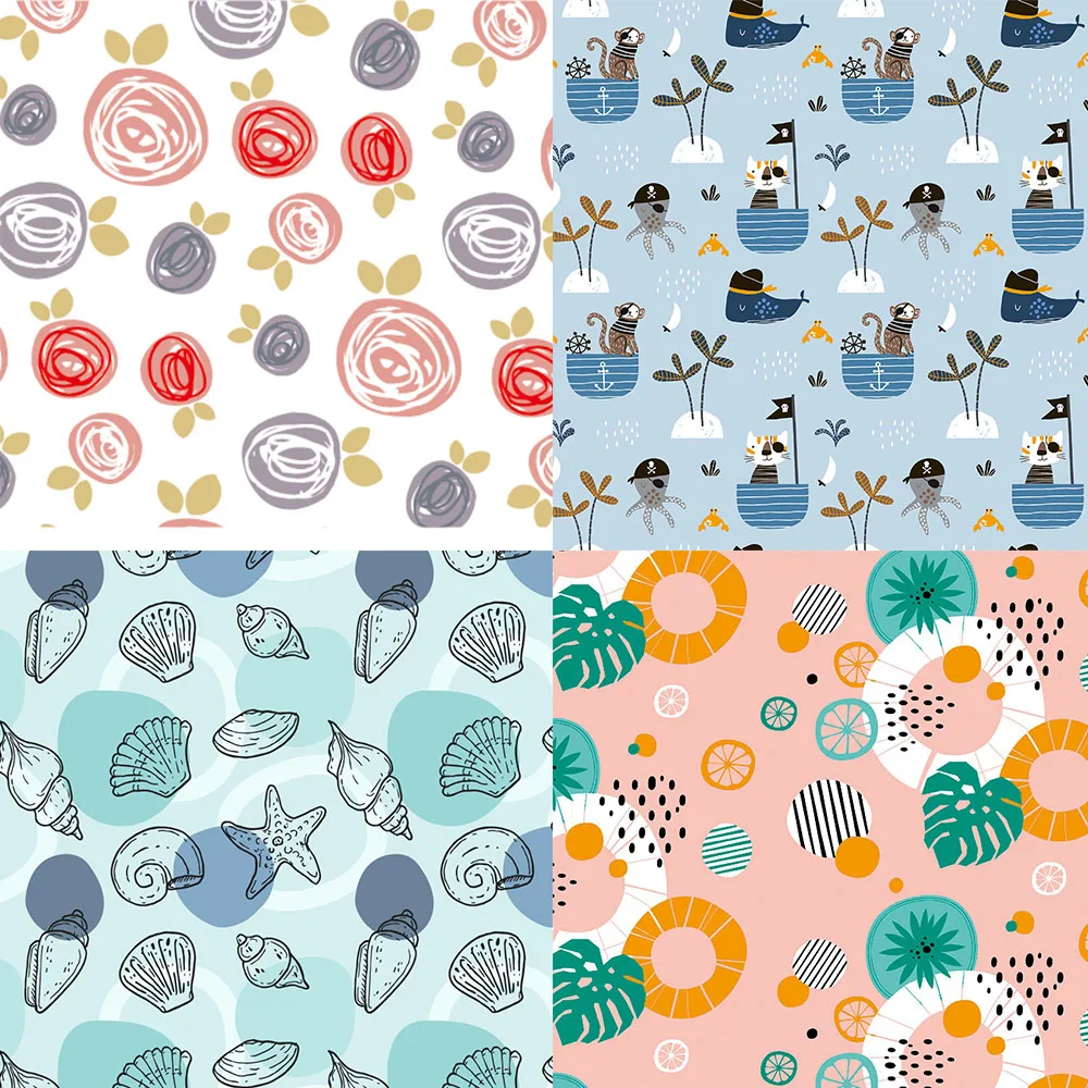 Washable Waterproof TPU Handmade Polyester Fabric Printed PUL Material for High Quality Cloth Diaper Menstrual Pads Diaper Bags