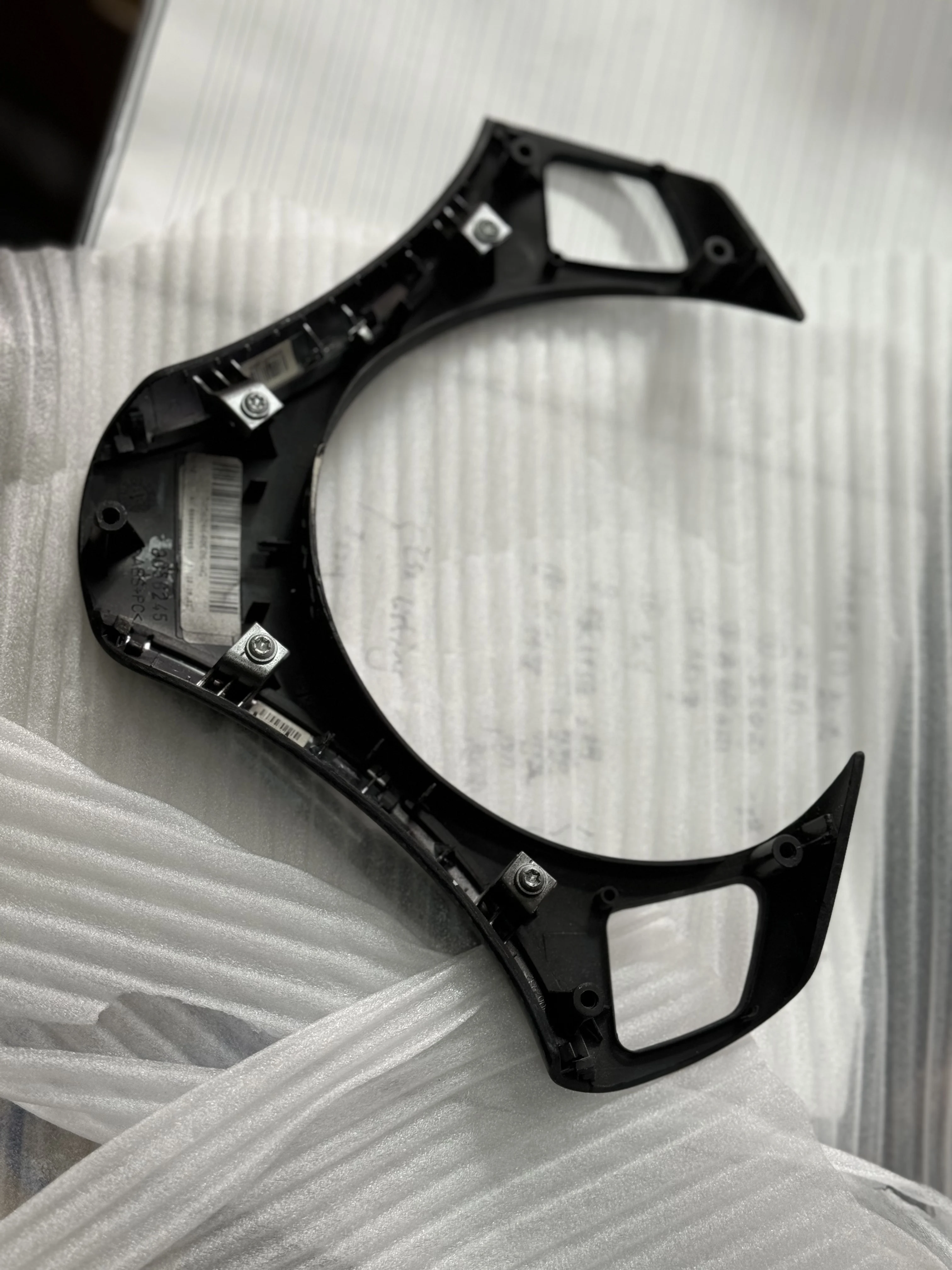 BMW e90 e92 e93 M3 실제 탄소 섬유 스티어링 휠 교체 업그레이드 수정에 적합