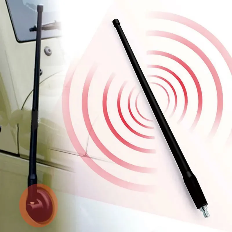 13" AM FM Radio Antenna for Jeep Wrangler JK JL 2007 2008 2009 2010 2011 2012 2013 2014 2015 Rugged Ridge radio antenna