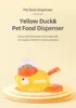 Feeders for Dogs Supplies Pet Intelligence Exercise Cartoon Little Yellow Duck Shape Interactive Dog Toy Anti-slip Design Toys 5