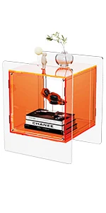 acrylic side table