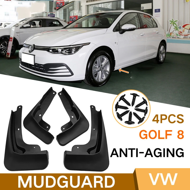 Golf 8 R-Line 2020-2021 Golf 8 Parafanghi Paraspruzzi Parafanghi Paraspruzzi Parafanghi Parafango Ricambi Auto Modificati Decorazione