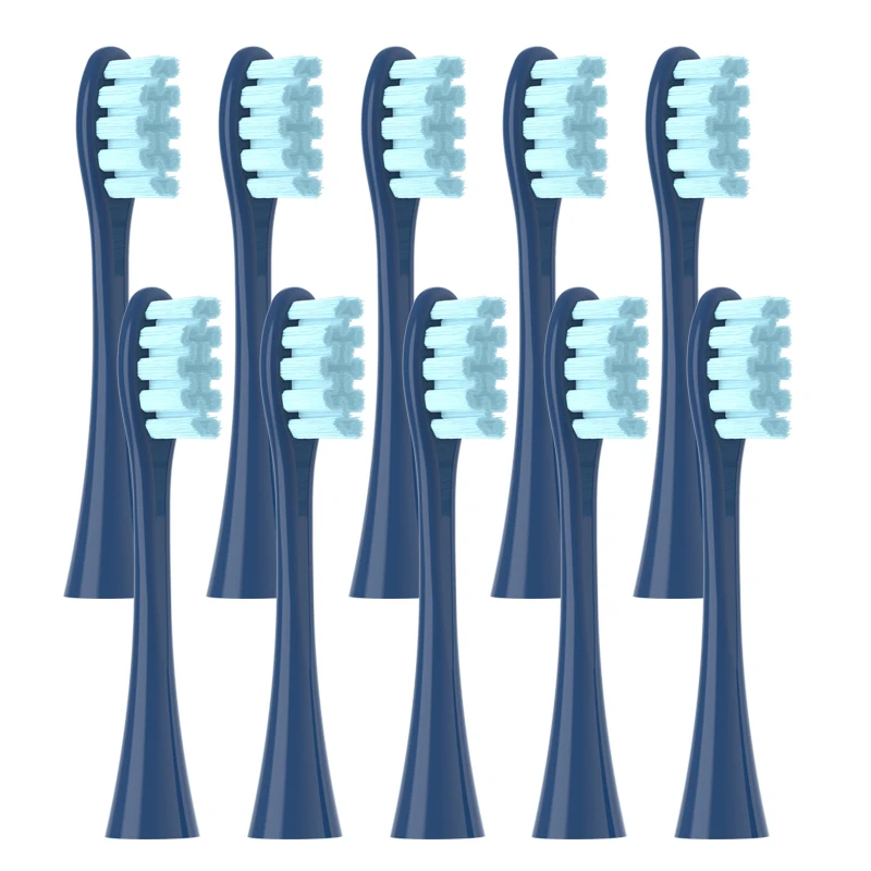 Dupont Sonic Toothbrush Substituição Cabeças Vácuo Cerdas Escova Cabeças Cerdas Macias Apto para Oclean Fluxo x x Pro z1 f1 um Air se 10 Pcs