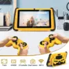 PRITOM 7" Android 12 Tablet for Children, 4GB RAM 64GB ROM, Kids Software Pre-Installed, WiFi, with Cool Sports Car Shape Case 4