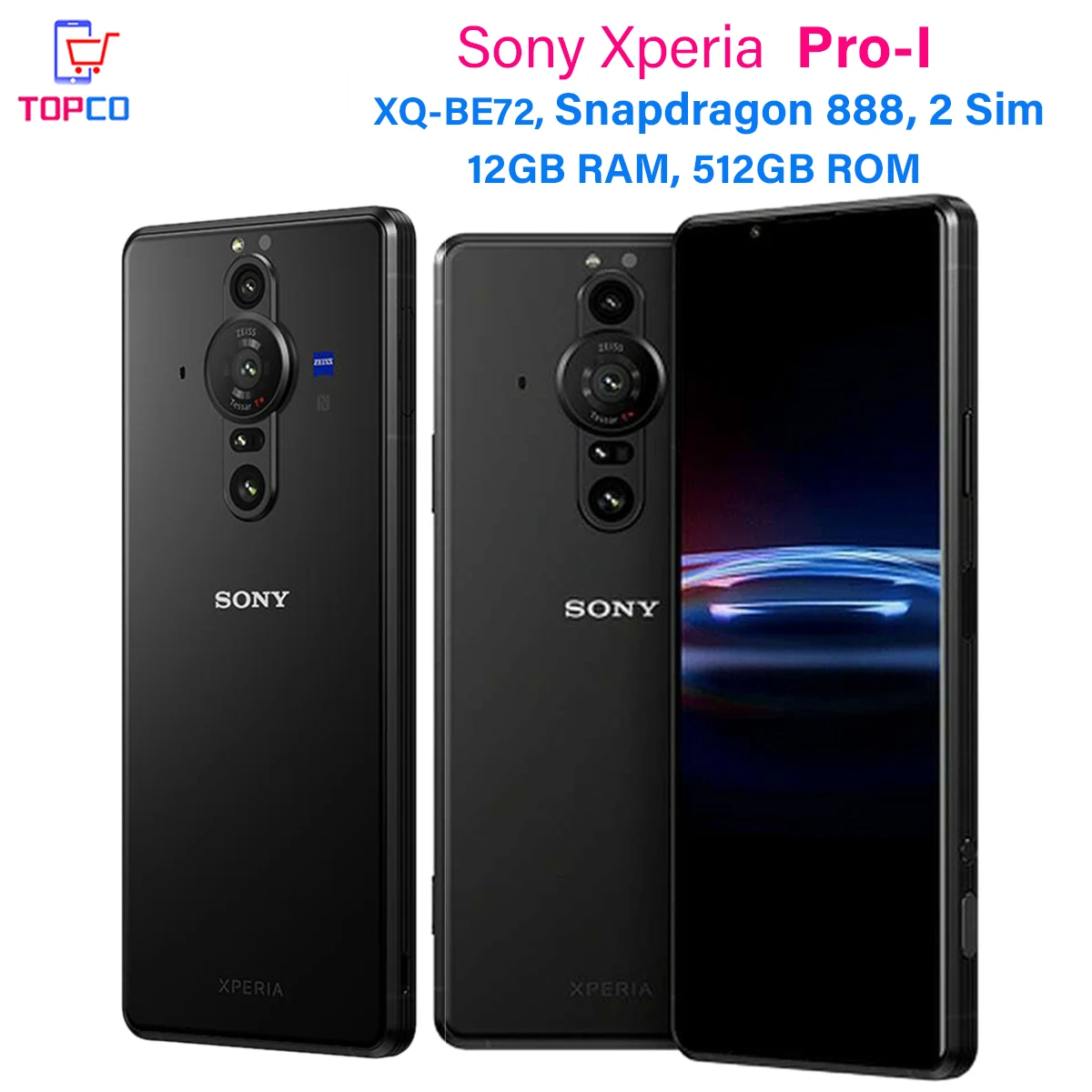 SONY XPERIA PRO-I SIMフリー 12GB 512GB Sony Xperia Pro-I XQ-BE72 512GB ROM 6.5