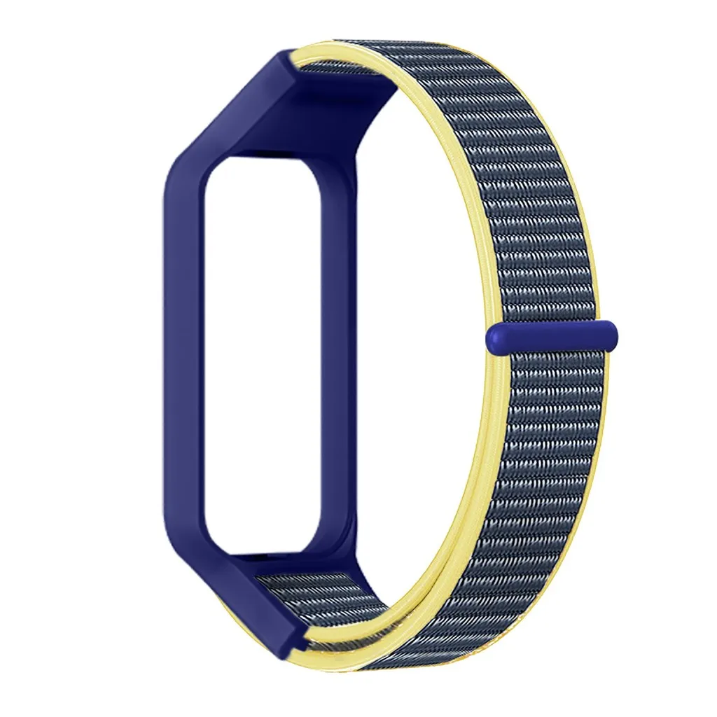 Nylon Loop Watchband with Protective Case for Smart Watches - Stylish Strap Accessory