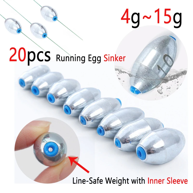 5/20 stücke Legierung Ei Schiebe Platinen Hohl Olive Angeln Platinen 4 ~ 15g Carbon Stahl Blei gewicht Laufende Ei Platinen für Boot Angeln