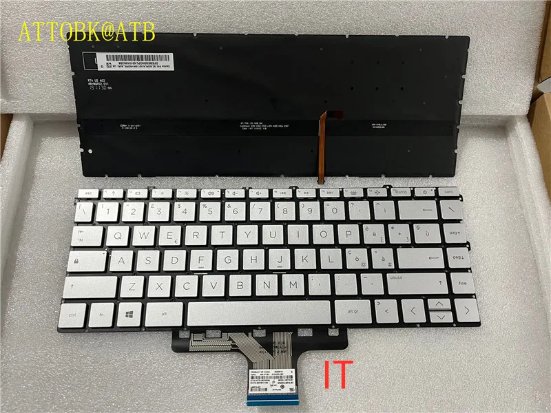 Клавиатура для ноутбука HP Pavilion x360 14-DW 14-DV 14-EC TPN-Q244 14-dv0003TX 14-DW0052TU с подсветкой SPLARUARGRFRITUK (art.: 3920bb3f45355) - 3920bb3f45355