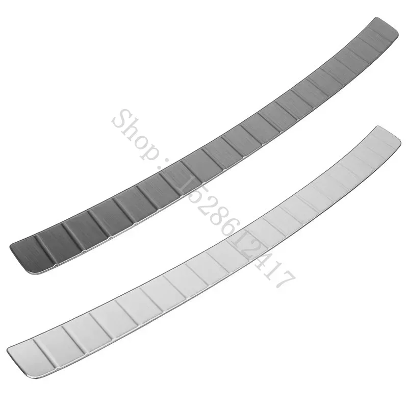 Stainless Steel Rear Bumper Protector Door Sill Scuff Plate - Premium Car Accessories
