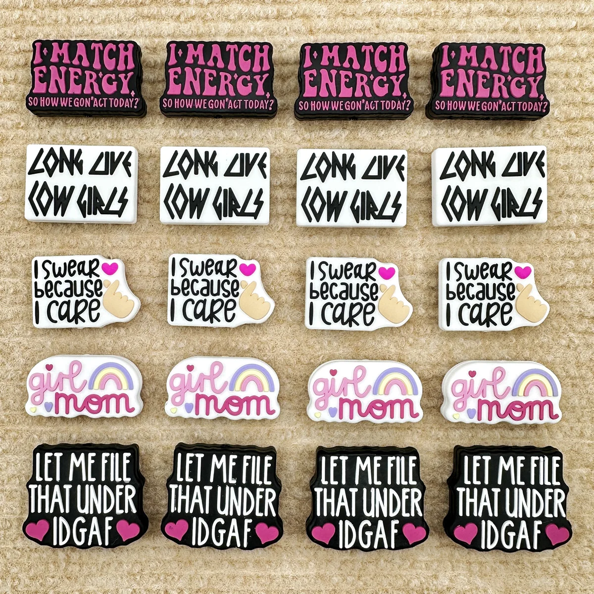 

10PC Baby Silicone Bead Baby Square Brand Beads Teethe Baby DIY String Pen Bead Nipple Chains Jewelry Accessories Kawai Gifts