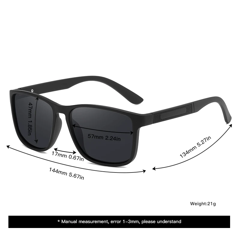 Men's Polarized Sunglasses Classic Sports Glasses Driving Car Sunglasses 1104