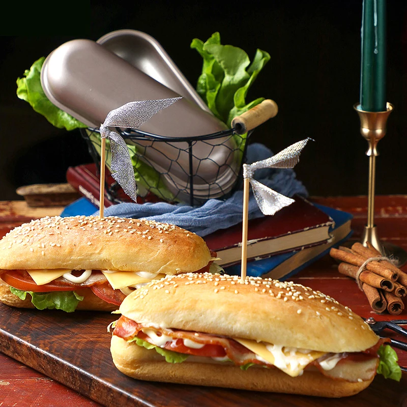 

1 шт. 7 дюймов форма для хот-догов форма для булочек форма для хот-догов форма для хлеба антипригарная форма для выпечки овальная форма кухонные аксессуары инструменты для готовки