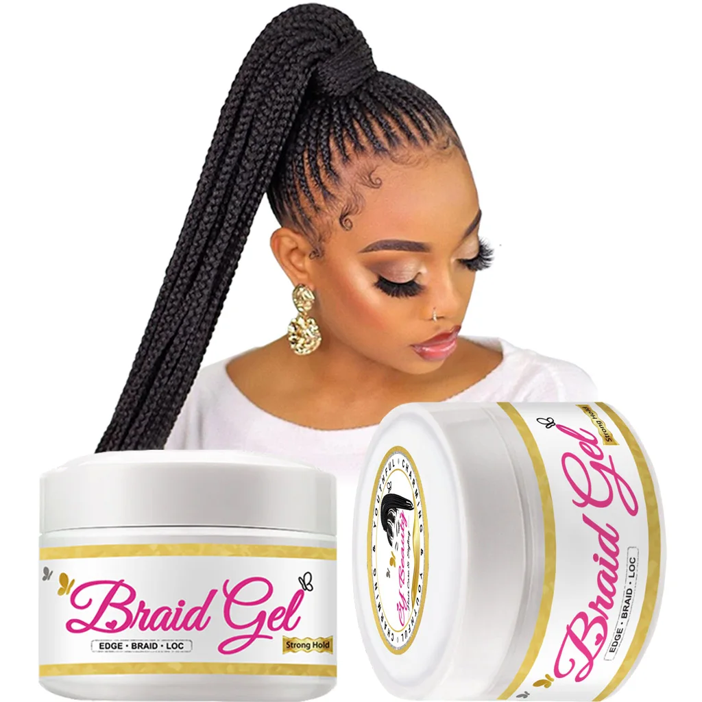 Description Picture 4 of itemBraiding Gel Extrem Hold Frizz Hair Control Non White Neat Conditioning Shine Dreadlocks Accessories Hair Wax Curly Hair Product