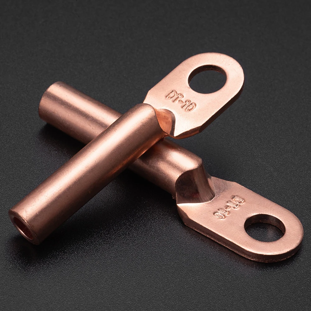 Dt terminal red copper lug electrical wire connector crimp terminals
