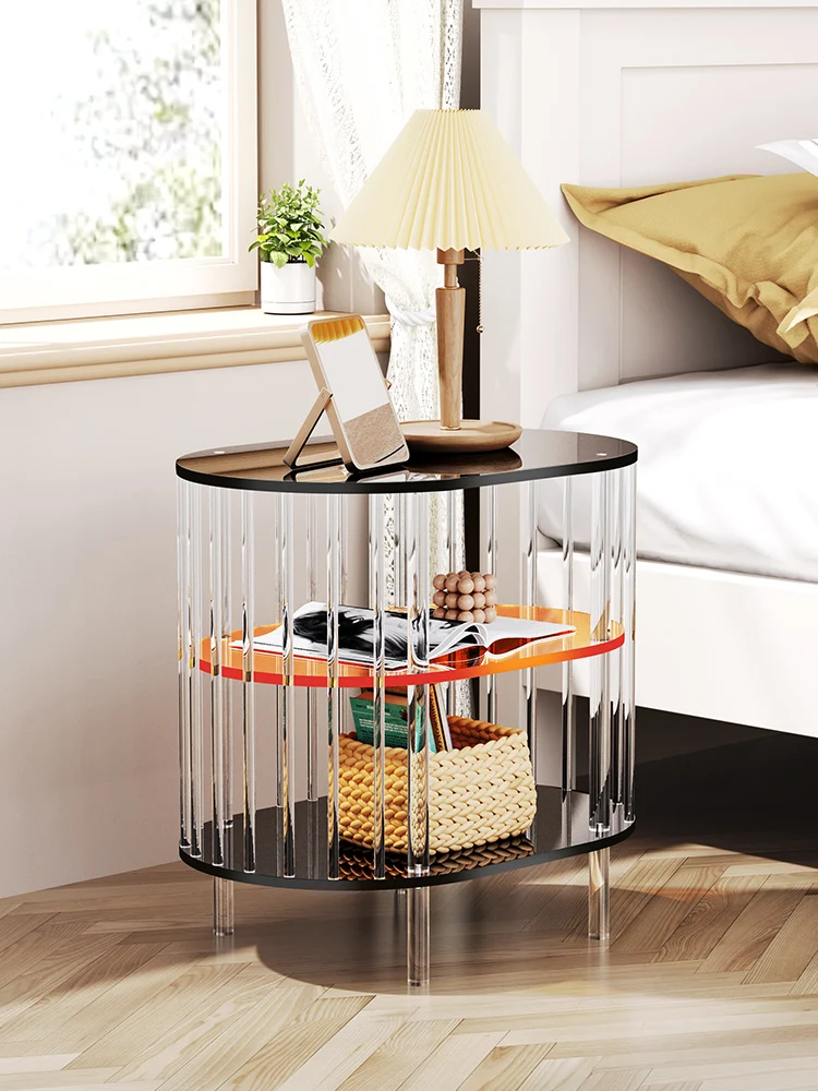 

Acrylic bedside table bedroom home side a few modern simple ideas online celebrity bedside cabinet bedside storage rack