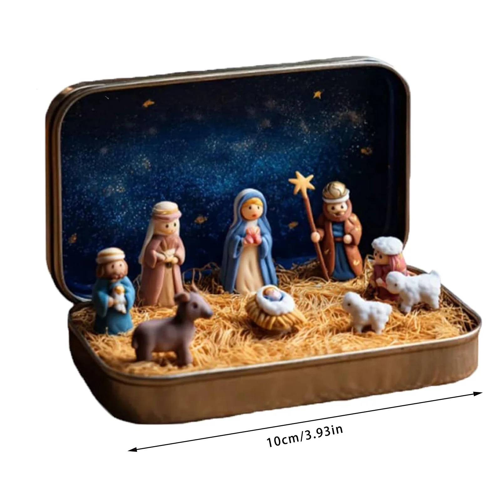 Mini Nativity Scene Jar 6