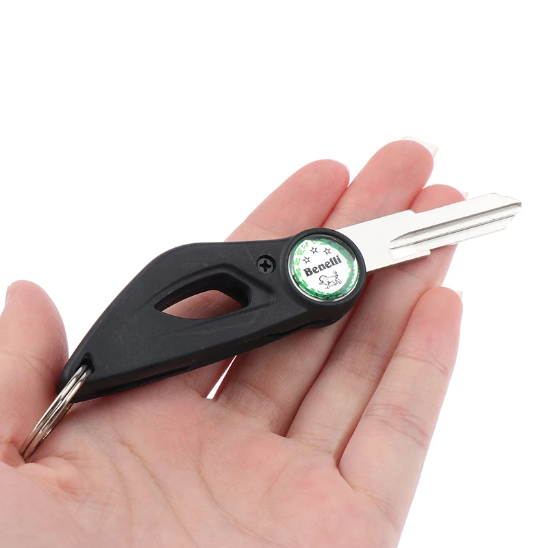 Foldable key blank for Benelli TRK502 TRK502X 502C TNT150 TNT15 / TNT 15 150 Foldable silver blade key blank motorcycle keys motorcycle key accessories