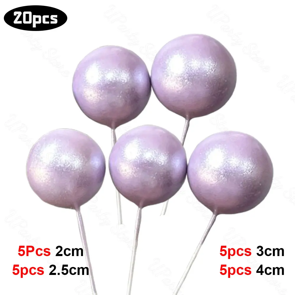 Topper Torta Palloncini, 37 Pezzi Mini Topper Torta Palloncino, Palloncino Cake Topper con Happy