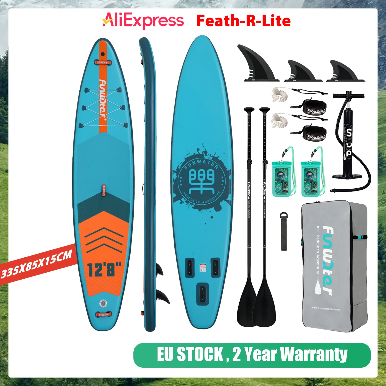 FunWater FEATH-R-LITE SUPボード350cm(11