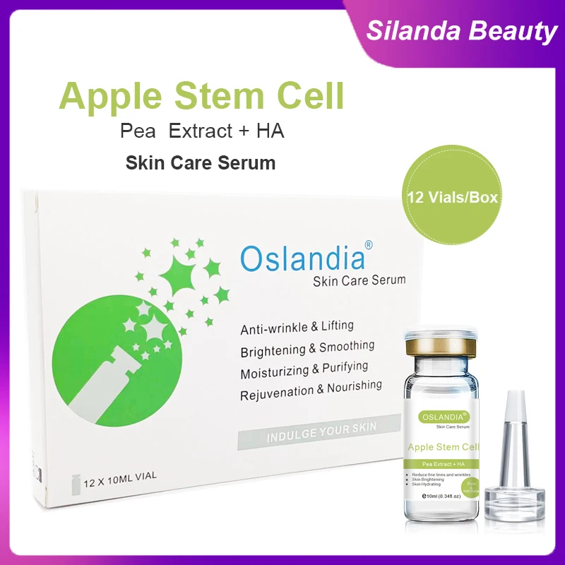 Oslandia Apple Stem Cell Pea Extract HA Face Essence Brightening