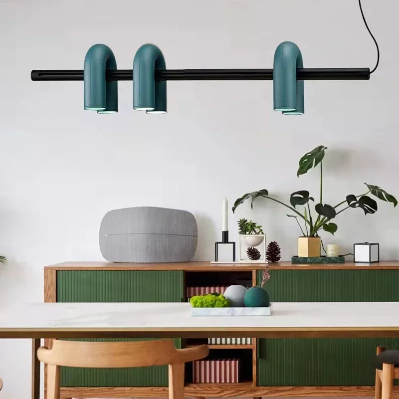 Art Lighting Fixtures High-end Art Deco U Tube Chandelier for Dining Room