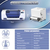 DTF Printer A3 For Epson XP600 Directly To Film a3 tshirt printing machine a3 Impresora Dtf with DTF shaking machine 2