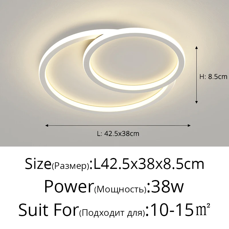 LED akıllı avizeler yatak odası lambaları yemek oturma odası için iç mekan aydınlatması avizeler ev dekorasyon işıkları armatür armatürleri
