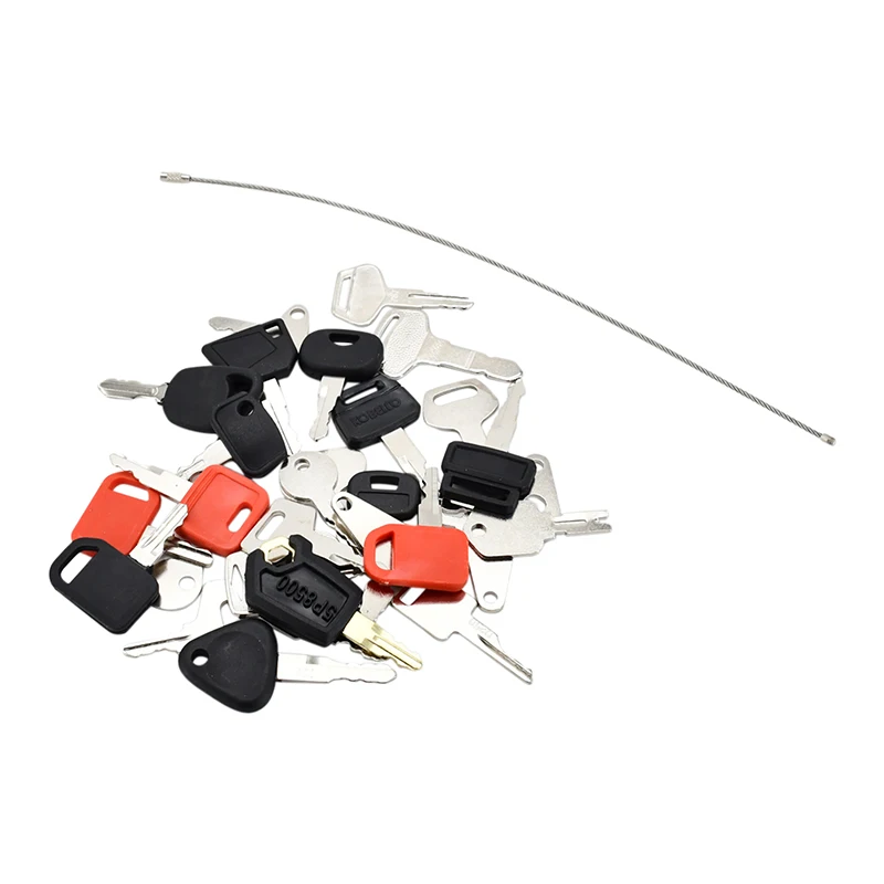30Pcs Ignition Key Sets AT195302 H800 Compatible with Caterpillar Compatible with Komatsu Kubota