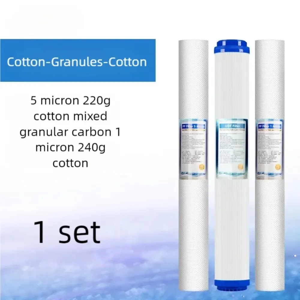 Whole House Water Filtration Replacement Set - High-Quality Sediment Filters (3-Pack)