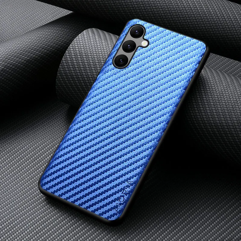 Carbon Fibre Pattern Protective Phone Case Cover