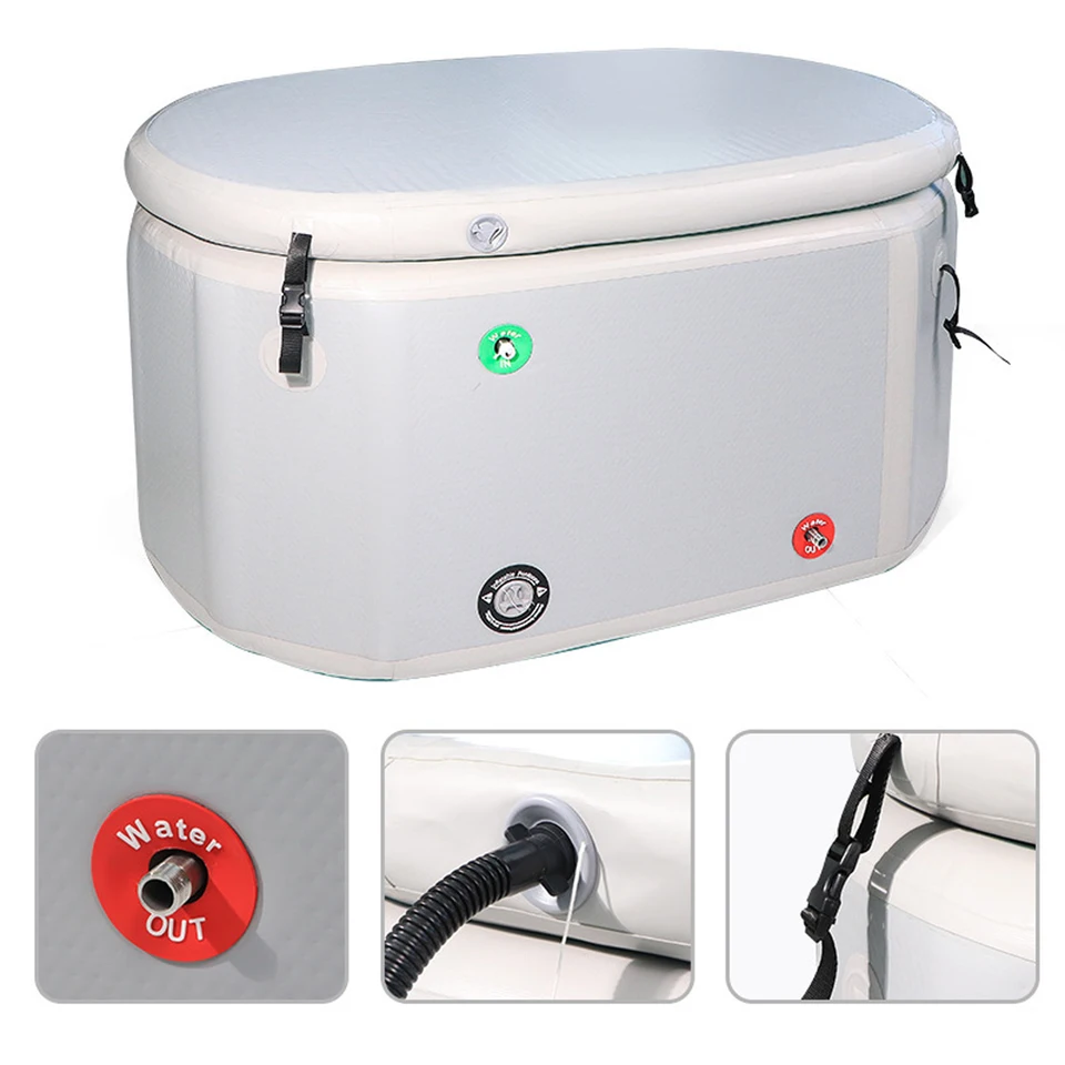 Portable Inflatable Cold Plunge Bathtub with Pump